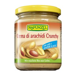 Burro di arachidi croccante al sale di Rapunzel 250 g bio bio