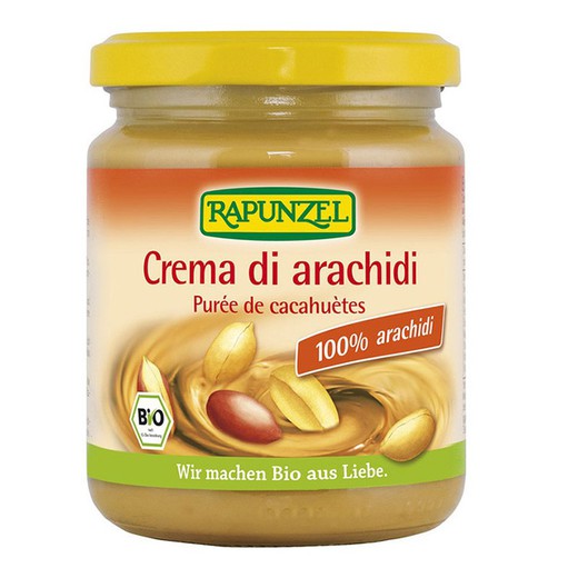 Crema cacahuete rapunzel 250 g bio ecológico