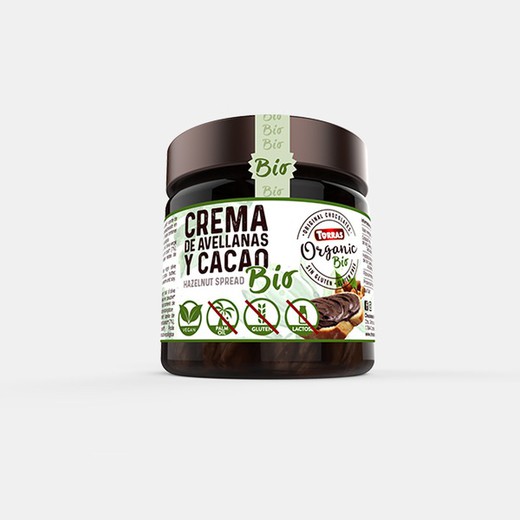 Crema di cacao alla nocciola olio d'oliva biologico 200 gr