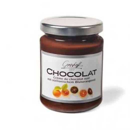 Pure chocolade en sinaasappelroom 250 gram Grashoff