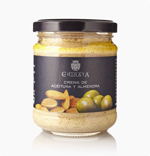 Cream of green olives and almonds la chinata 180 grs