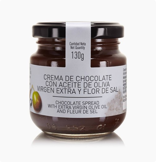 Chokoladecreme med ekstra jomfru olivenolie og la chinata salt 130 gr