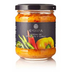 Crema de pimientos y chilli la chinata 180 grs