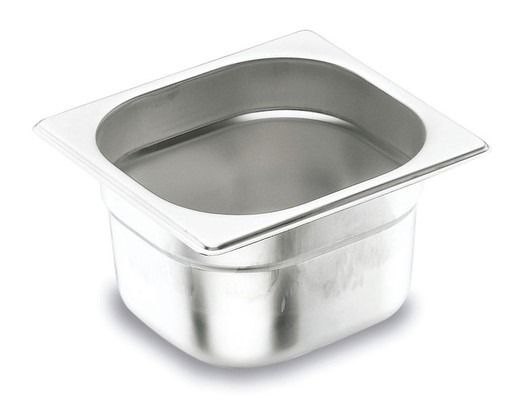 Gastronorm bucket 1/6 176X162X150 Stainless steel 18/10 Lacor Hospitality