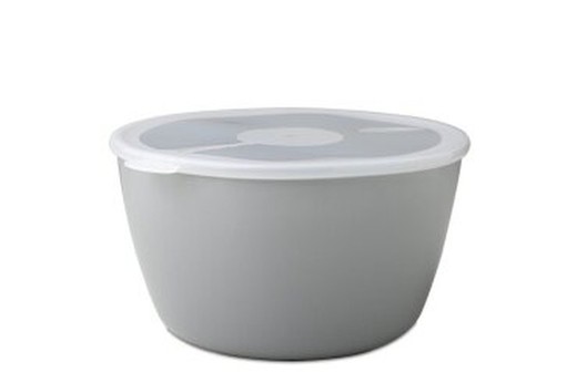 Bowl with lid - kitchen jars - volumia 3.0 l gray