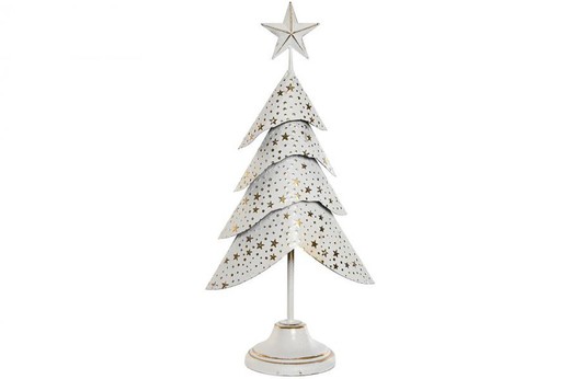 Decoracion Metal Arbol Estrellas