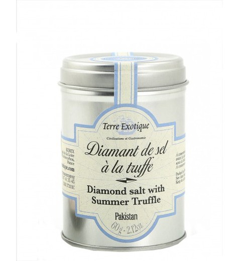 Salt diamond with summer truffle terre exotique