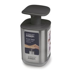 Soap dispenser for kitchen presto joseph steel and gray