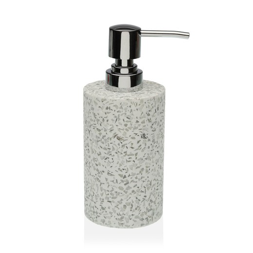 White Terrazzo Effect Bathroom Soap Dispenser