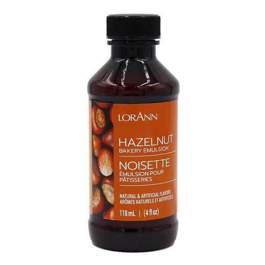 Hazelnut aroma emulsion 118 ml lorann