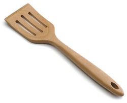 Espatula Cocina Perforada Madera Haya 30X6 Cms Lacor