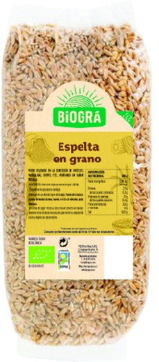 Espelta en grano 500g Granos Cereales Ecológicos Biogra
