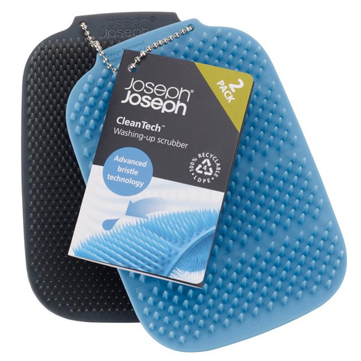 Cleantech joseph blue tampon à récurer (paquet de 2)