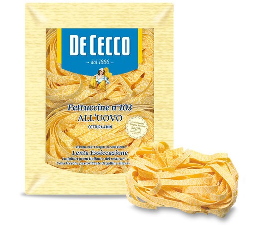 Fettucine with egg nº103 from cecco 500 grs