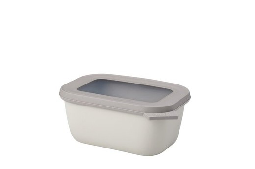 Cirqula rechthoekige lunchbox 750 ml nordic white