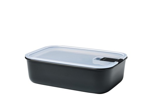 Lunch Box Hermetic Container 1500 ml Black Easyclip Mepal