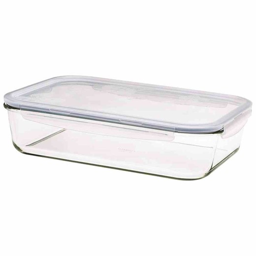 Round glass lunch box 3600ml (oven safe)