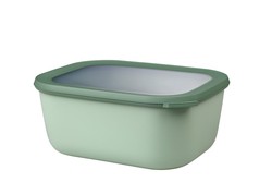 Fiambrera Rectangular Hermética 3000 ml Nordic Sage Cirqula Mepal