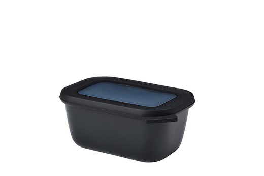 Hermetische rechthoekige lunchbox 750 ml Zwart Nordico Cirqula Mepal
