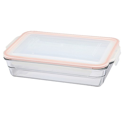 Lunch Box Ermetico in Vetro Forno Rettangolare da 2,2 l Glasslock