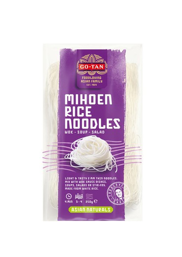 Fideos Noodles Arroz 250G Go-Tan