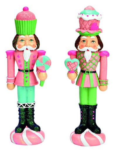 Figura Cascanueces Figura Navidad Navidad Rosa y Verde G Wurm