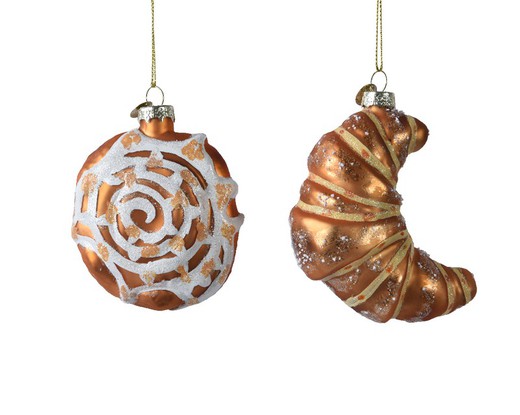 Figura Croissant Decoración Arbol Navidad Kaemingk