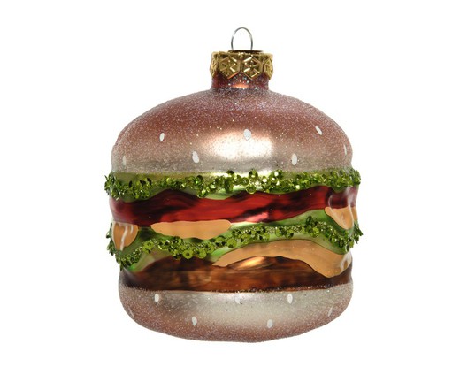 Hamburger Figure Christmas Tree Decoration Kaemingk