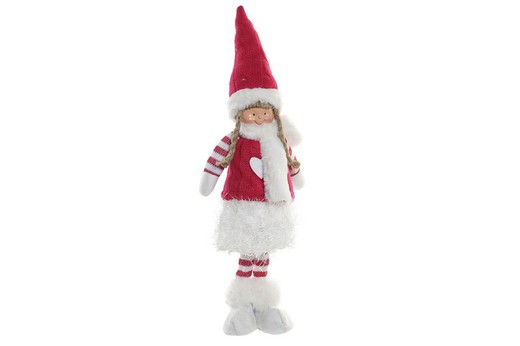 Figura de Natal Anjo Vermelho 15x12x45