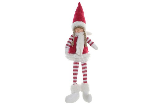 Figura de Natal Anjo Vermelho 18x15x55