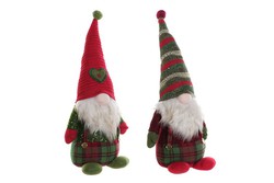 Figura Navidad Peluche Gnomo 20x12x45