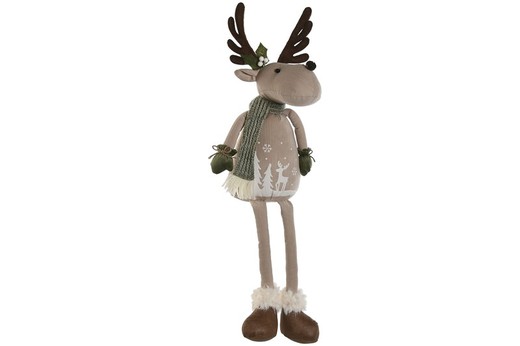 Figura Navidad Reno Ideal Regalo Beige