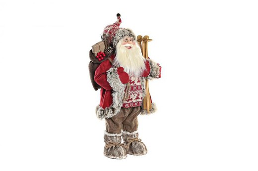 Figura Papa Noel Grande Rojo Tradicional