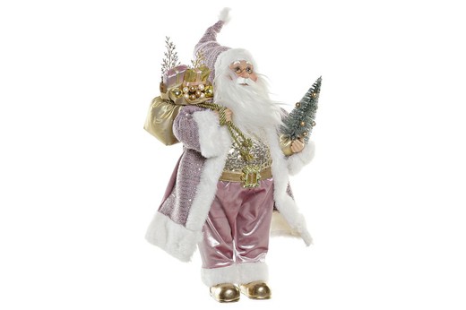 Figura babbo natale nordico natale 45 cm di altezza