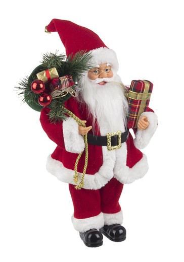 Grote traditionele kerstman figuur