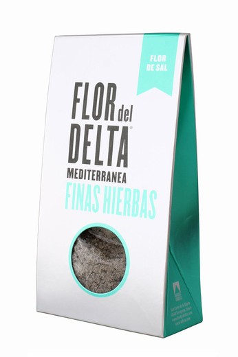 Flor de Sal Finas Hierbas 125 gr Flor Delta Cartón