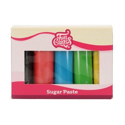 Fondant multipack colores esenciales 5x100grs funcakes