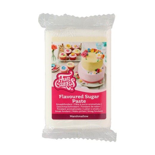 Fondant marshmallow flavor 250 grs funcakes