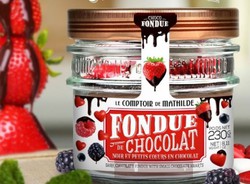 Fondue Chocolate Negro con Perlas Crujientes 220gr Comptoir de Mathilde