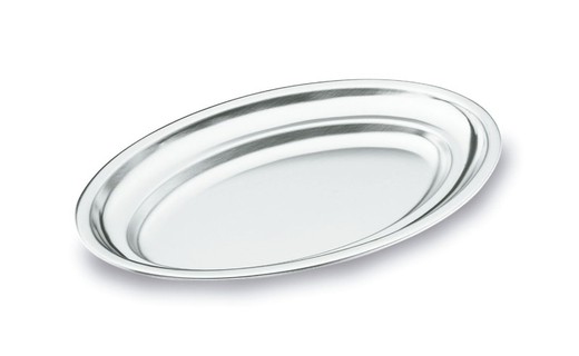 Fuente Ovalada Bandeja 20 Cm Inox 18/10 Lacor