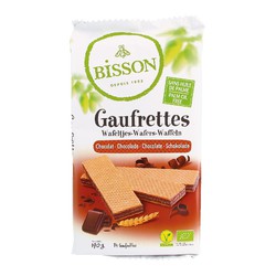 Galleta bio gaufrettes chocolate bisson 190g