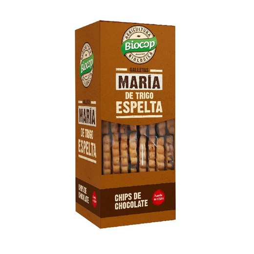 Bio maria biscoito de trigo espelta choco biocop 177 g