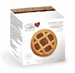 Biscotto con crema di nocciole e satri al cacao 200 gr