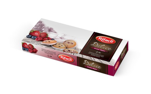 Biscuit delices rood fruit rifacli 120 grs