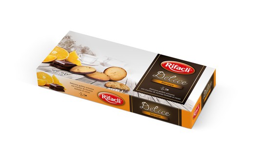 Biscuit delikatesser appelsin og kakao rifacli 120 gr