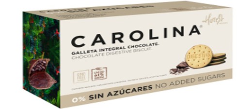 Galleta integral digestive chocolate carolina 85 grs