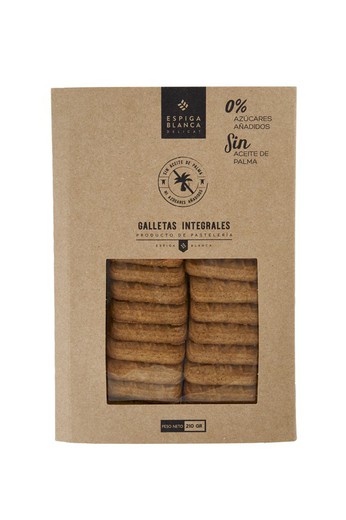 Integral biscuit without sugar 210 grs