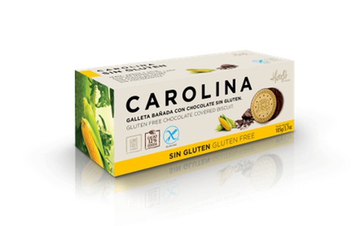 Biscuit without gluten digestive chocolate carolina 105 grs