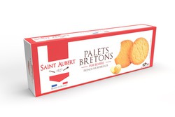 Palettes biscuits bretons beurre 125 g saint aubert