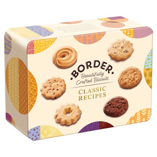 Scottish border biscuits assorted luxury can 500 grs